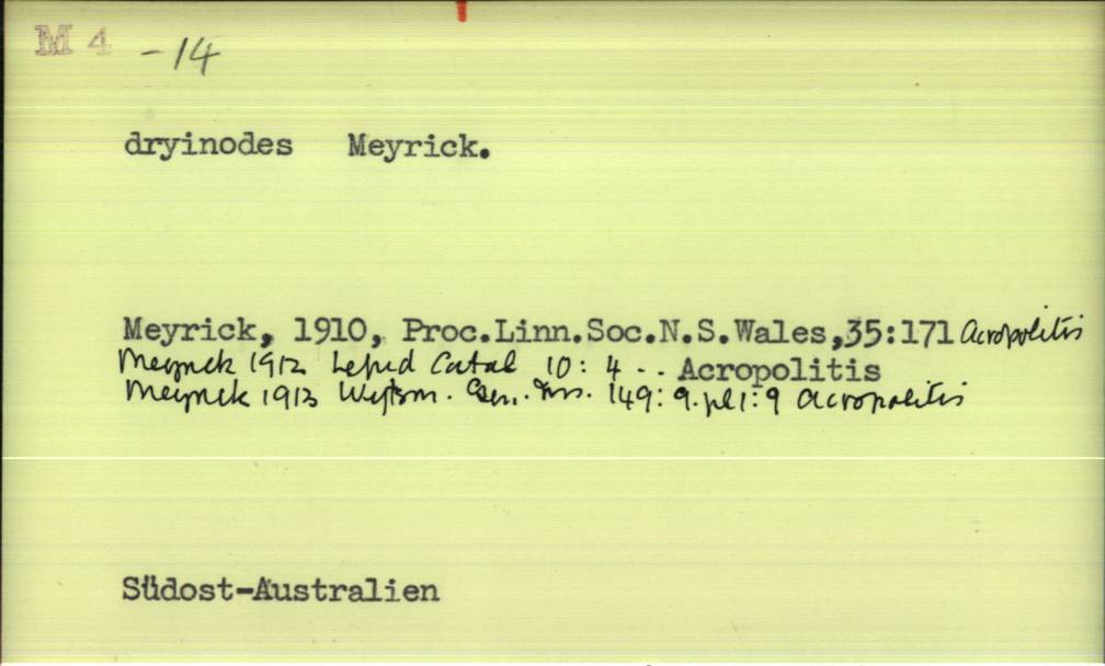 front of card